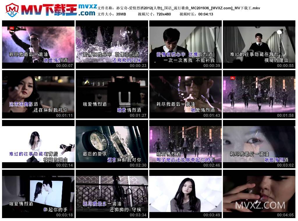 孙宝奇-爱情烈酒2012(人物)_国语_流行歌曲_MC201936